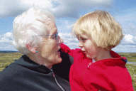 Grandmother and Anne, July 18 2008